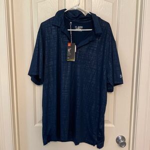 Under armor loose fit heat gear golf polo
